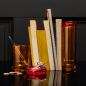 Preview: Paul Smith Diffuser Bookworm,t,Glasgefäss, sonniges orange- rot, Style